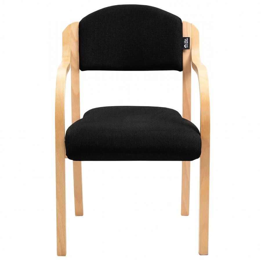 Galston Wooden Frame Stackable Arm Chair