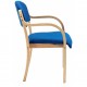 Galston Wooden Frame Stackable Arm Chair