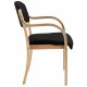 Galston Wooden Frame Stackable Arm Chair