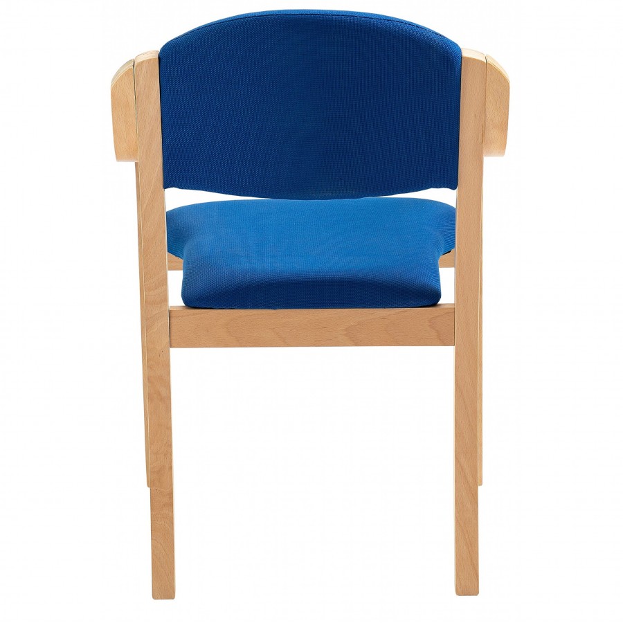 Galston Wooden Frame Stackable Arm Chair