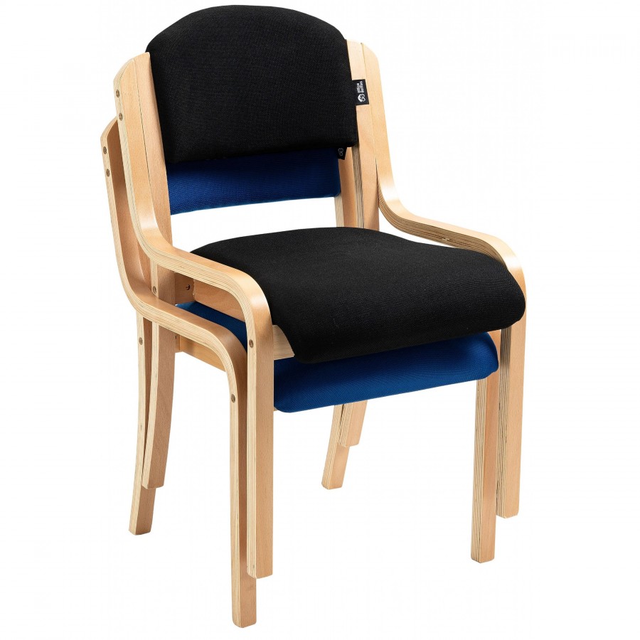 Galston Wooden Frame Stackable Side Chair