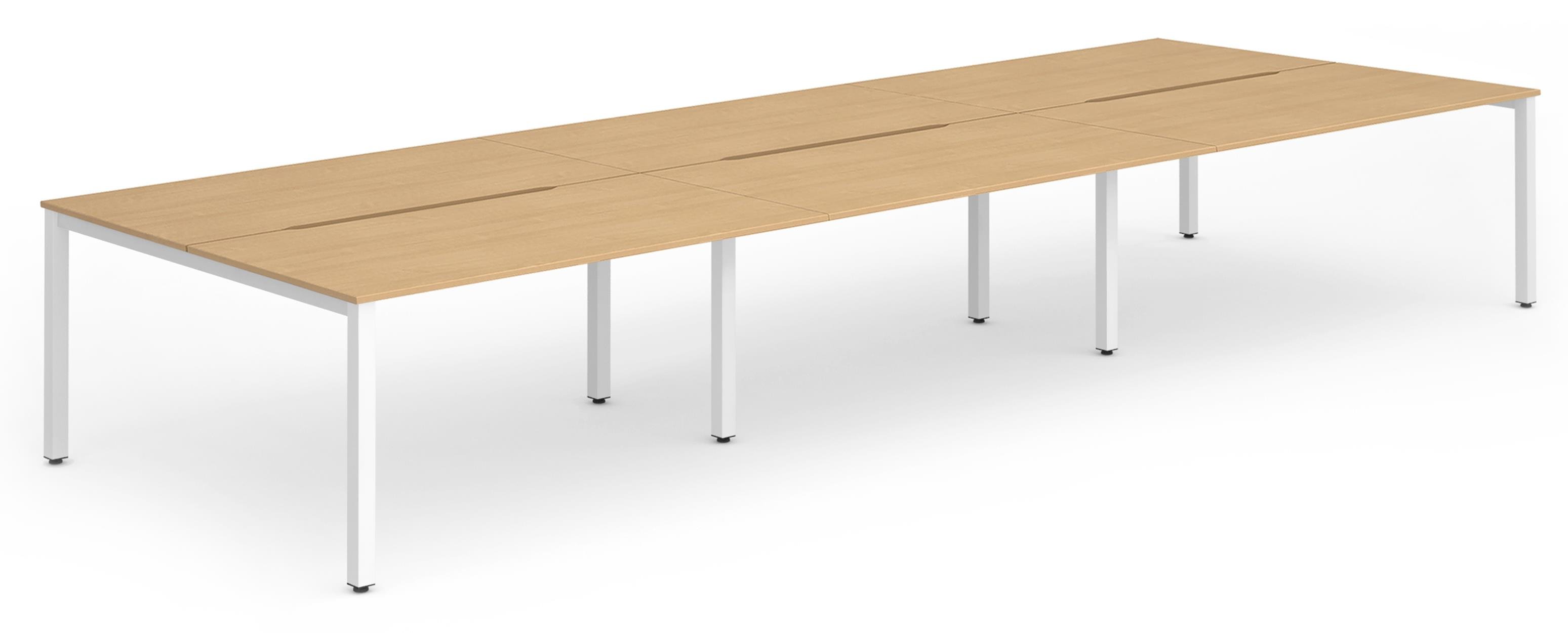 Evolve Six Pod Bench Desk Set | Office Furniture In Essex, Atlantis Office